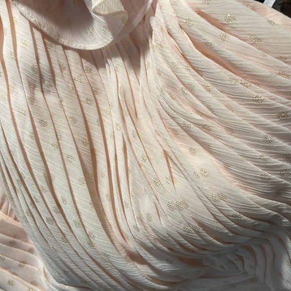 Women’s Mac Duggal One Shoulder Polka Dot Gown Size 12 in Porcelain - Picture 5 of 11